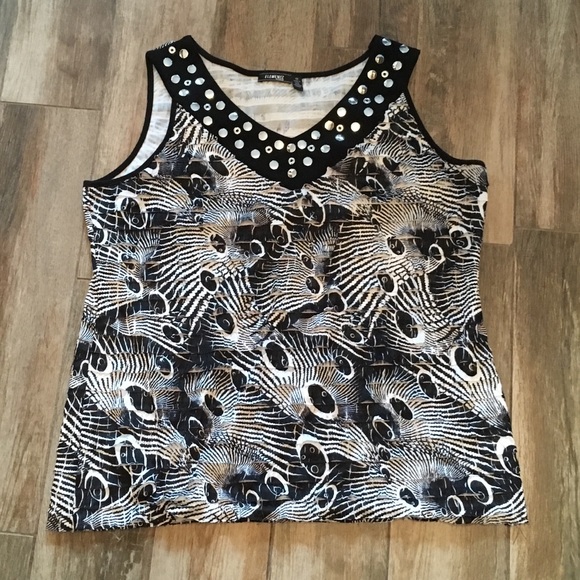 Elementz Ruffled Sleeveless Top - Picture 1 of 5